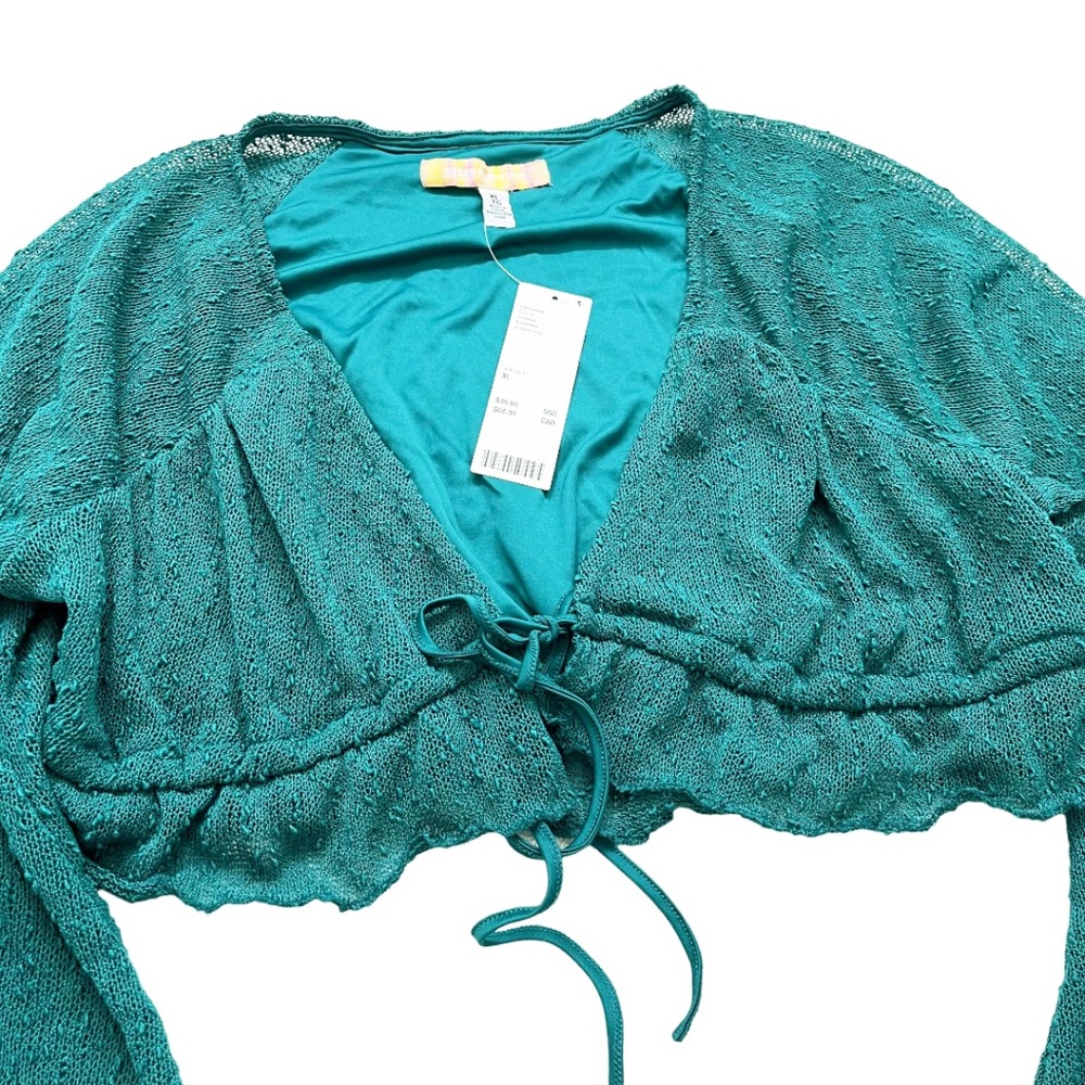NWT Urban Outfitters Long Sleeve Cropped Top XL - Picture 3 of 11